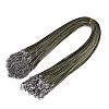 Waxed Cotton Cord Necklace Making MAK-S034-020-1
