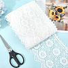 5Yards Milk Fiber Embroidery Flower Tassel Lace Ribbon OCOR-GF0004-69-3