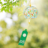 Japanese Glass Polka Dot Half Round Wind Chimes HJEW-WH0069-22B-5