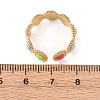 304 Stainless Steel Cuff Rings for Women LS-RJEW-D334-02E-G-5