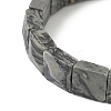 Natural Map Stone Beads Stretch Bracelets for Women Men BJEW-C097-06-10-3