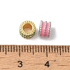 Rack Plating Brass Enamel Beads KK-S375-01-3