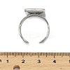 304 Stainless Steel Cuff Ring Components X-STAS-U059-02P-3