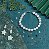 360Pcs 6 Colors Tibetan Style Alloy Beads Daisy Spacer Beads FIND-PH0020-63-5