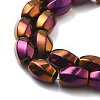 Electroplated Synthetic Non-magnetic Hematite Beads Strands G-P545-G02-02A-3
