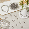 40 Sets 304 Stainless Steel Toggle Clasps STAS-BBC0007-98-3