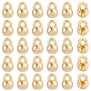 40Pcs Brass Bead Tips KK-BBC0025-34-1