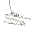 Non-Tarnish 304 Stainless Steel Pendant Necklaces NJEW-H010-01P-3