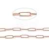 Ion Plating(IP) 304 Stainless Steel Paperclip Chains CHS-O010-01RG-4
