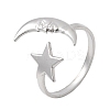 304 Stainless Steel Cuff Open Rings RJEW-H265-03P-4