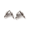 Tarnish Resistant 304 Stainless Steel Bead Tips STAS-L207-22B-P-1