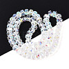 Electroplate Glass Beads Strands EGLA-T021-20A-2