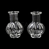 Transparent Glass Beads Containers GLAA-G123-05-2