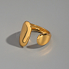 304 Stainless Steel Cuff Open Rings for Women LS-YO3439-1