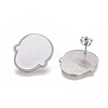 (Jewelry Parties Factory Sale)304 Stainless Steel Enamel Stud Earrings EJEW-F234-47P-2
