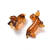 Handmade Lampwork Dog Display Decorations LAMP-F043-11-2