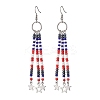 304 Stainless Steel Star Dangle Earrings EJEW-MZ00122-1