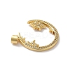 Rack Plating Brass Micro Pave Cubic Zirconia Pendants LS-KK-A160-16G-4