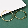 304 Stainless Steel Hoop Earrings EJEW-I320-25G-02-2