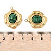Synthetic Malachite Pendants STAS-P380-15G-03-3