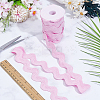 10 Yards Polyester Lace Ribbon OCOR-GF0006-01-4