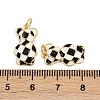 Brass Enamel Pendants KK-L240-18G-3