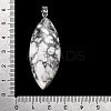 Natural Howlite Big Pendants G-F820-06Q-3