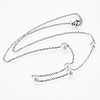 304 Stainless Steel Pendant Necklaces X-NJEW-G305-01P-1