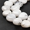 Natural White African Opal Beads Strands G-H005-C10-01-4