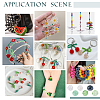 12 Strands 6 Colors Glass Beads Strands EGLA-GO0001-07B-6