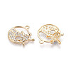 Alloy Rhinestone Pendants FIND-N008-07KCG-2