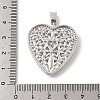 Brass Micro Pave Cubic Zirconia Pendants KK-U047-15P-3