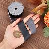 Flat Microfiber Imitation Leather Cord LC-WH0006-07B-02-3