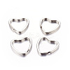 Heart Iron Split Key Rings X-E564-2-1