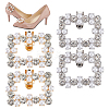 2 Styles Alloy Rhinestone Shoe Decorations FIND-GO0002-29-1