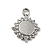 Non-Tarnish 304 Stainless Steel Pendant Cabochon Settings STAS-I694-01P-2