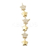 Brass Micro Pave Cubic Zirconia Big Pendants LS-KK-C164-01D-G-1