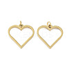 Ion Plating(IP) 304 Stainless Steel Pendants STAS-G324-01G-G-1