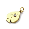 304 Stainless Steel Crystal Rhinestone Pendants STAS-E550-18G-2