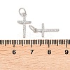 Brass Micro Pave Cubic Zirconia Pendants KK-Z146-25P-3