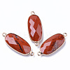 Natural Red Jasper Links Connectors G-R472-03E-1