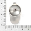 304 Stainless Steel Pendants STAS-K283-09G-3
