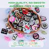 19Pcs 19 Styles Learning Theme Food Grade Eco-Friendly Silicone Focal Beads SIL-SZ0001-35-5