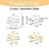 20Pcs 2 Colors Zinc Alloy Pendants FIND-CA0010-28-2