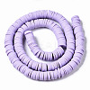 Handmade Polymer Clay Beads Strands X-CLAY-R089-8mm-146-3