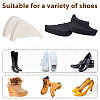 14 Pairs 2 Colors Rubber Adjustable Shoe Filler FIND-HS0001-99-6