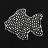 Fish ABC Plastic Pegboards used for 5x5mm DIY Fuse Beads X-DIY-Q009-22-1