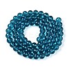 Transparent Glass Bead Strands GLAA-R095-8mm-27-2