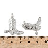 Brass Micro Pave Cubic Zirconia Pendants KK-F908-18P-3