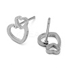 Non-Tarnish 304 Stainless Steel Stud Earrings EJEW-M242-02D-P-2